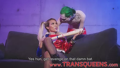 Halloween - Joker And Harley - Lizzy Laynez Lizzy Laynez - TransQueens