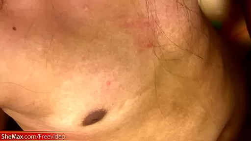 Chubby ladyboy in nurse lingerie strips off and masturbates