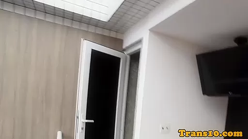 Bikini brazilian tranny sensual posing bts