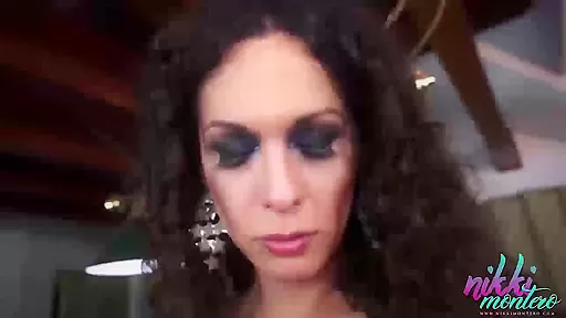 Nikki Jacks On Pool Table