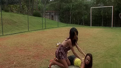 TransPantyhose Video: Jessica F and Claudio