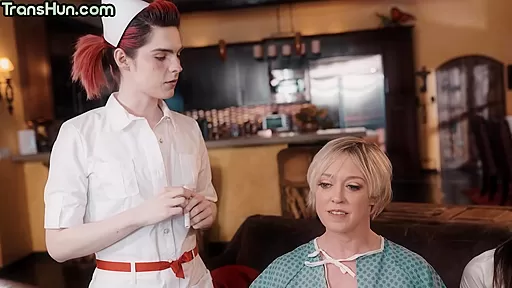 Trans beauties fuck hardcore in group with dirty females
