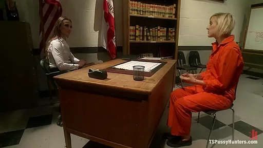 Pay up with your pussy Ts Jackie Woods fucks a hot shoplifter