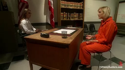 Pay up with your pussy Ts Jackie Woods fucks a hot shoplifter