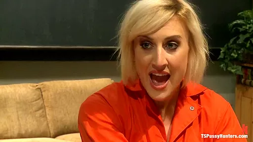 Pay up with your pussy Ts Jackie Woods fucks a hot shoplifter