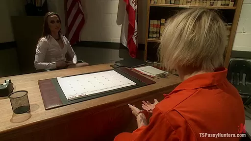 Pay up with your pussy Ts Jackie Woods fucks a hot shoplifter
