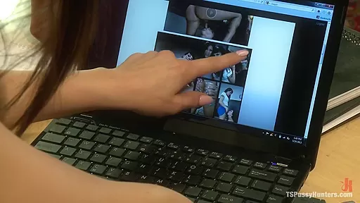 Busted Watching Porn at Work Boss Punishes Bad Employee w Her Own Cock