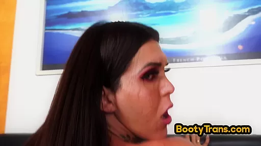 Transsexual lady loves fucking in ass by nice male dick
