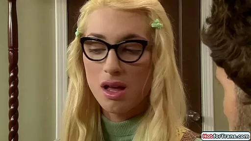 Stepdad sucks and anal fucks small tits tranny stepdaughter