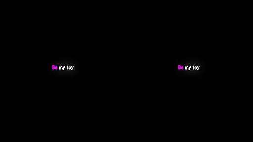 Be my toy