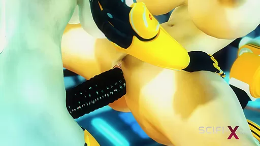 New version of sex futa android. Horny & cute cuffed young brunette sucks dick and gets fucked