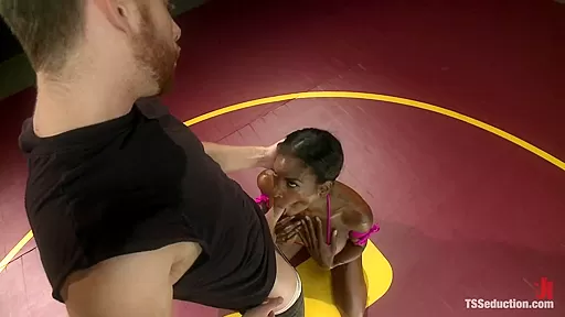 Smack Down Taking Him Down with Her Rock Hard COCK