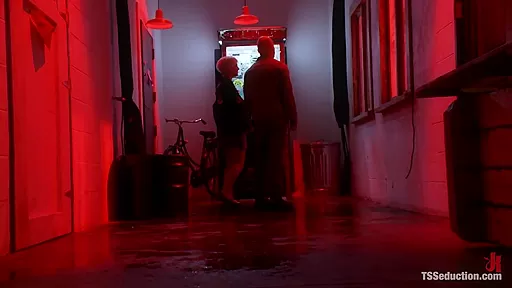 TS Danni Daniels fucks a Straight Couple in The Red Light Restricted
