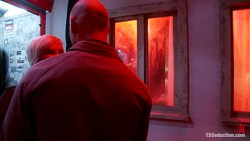 TS Danni Daniels fucks a Straight Couple in The Red Light Restricted
