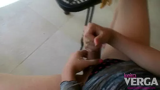 Keira Verga on the Balcony