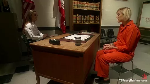 Pay up with your pussy Ts Jackie Woods fucks a hot shoplifter