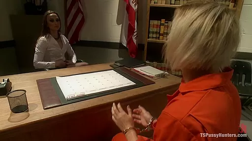 Pay up with your pussy Ts Jackie Woods fucks a hot shoplifter