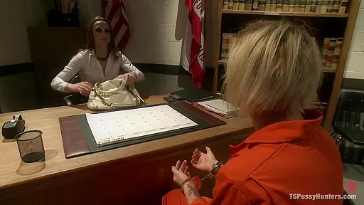 Pay up with your pussy Ts Jackie Woods fucks a hot shoplifter