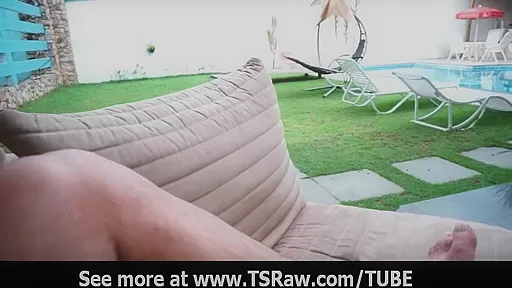 Sweet Ass Latina Shemale Outdoor Bareback