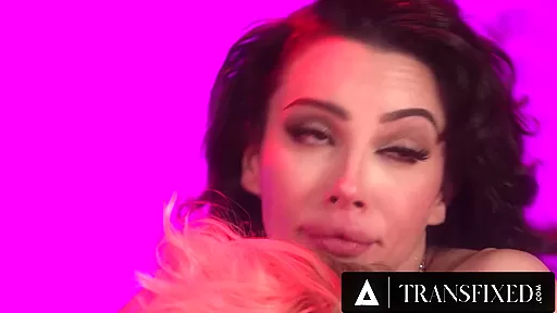 TRANSFIXED - Kenzie Anne Twerks Her Bubble Butt All Over Ariel Demure's Rock Hard Trans Dick!