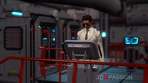 Sex cyborg futa gederation 7. Super fuck system in the sci-fi lab