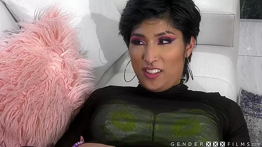 My transgender stepdaughter dresses and behaves like a slut so I spank her