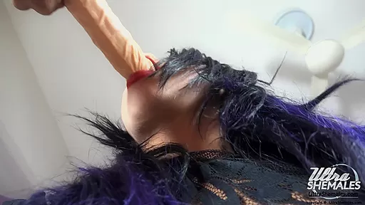 Petite trans girl stripping