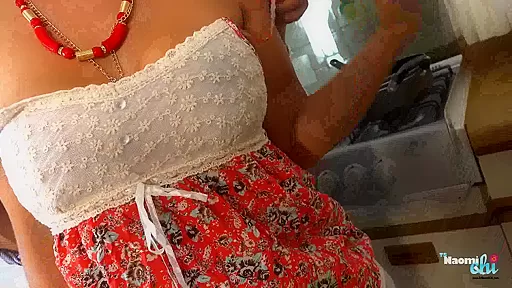 Busty Temptress Tranny gets Ass Fucked in the kitchen