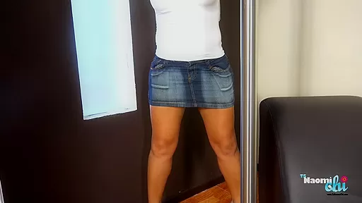 TS Naomi Chi has beautifully TATTOOED NIPPLES and a Bouncy SheCock