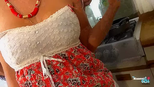 Extremely Busty Babe getting ASS FUCKED in the kitchen