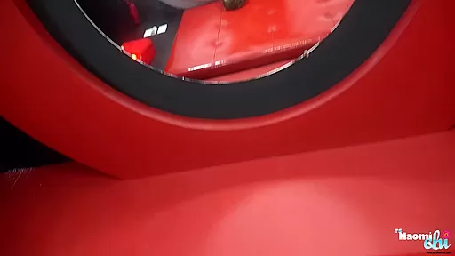 Big anal toy insertion