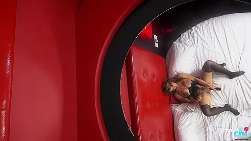 Big anal toy insertion