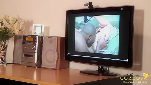 Masturbating to porn