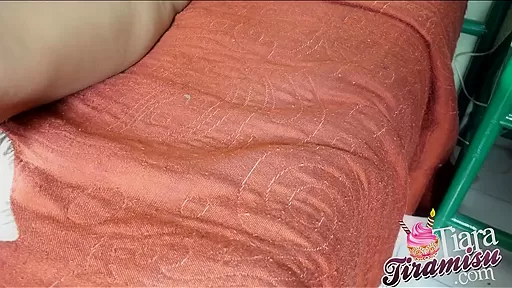 Tiny Latina shoving a big dildo in her tranny ass