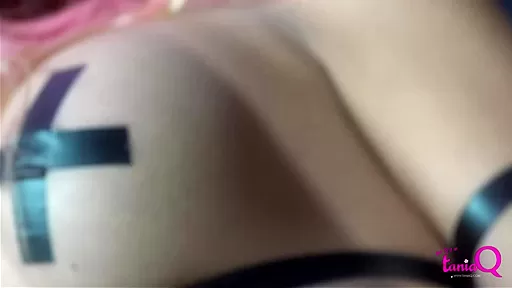 Wet Tranny stroking her Big Cock in the hot tub