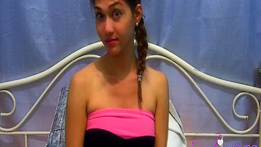 Cute Asian Transsexual Babe gets 100 percent Naked and Hard
