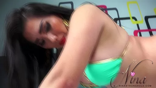 Nina green bikini jerkoff