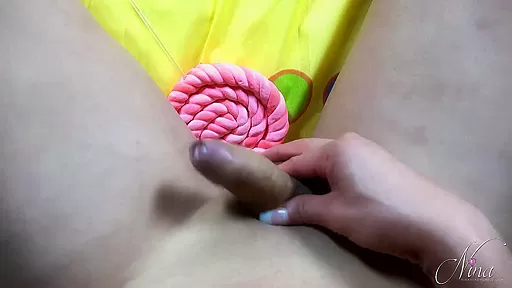 Tits and cock and a candy wank