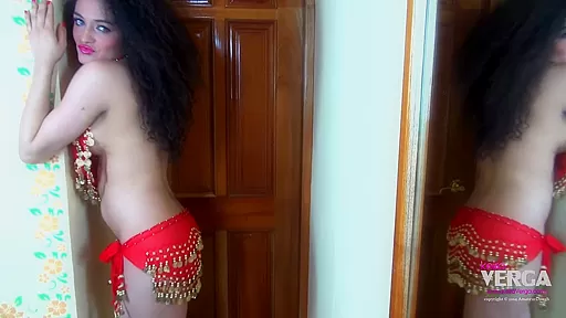 Sexy short red skirt