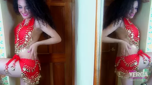 Sexy short red skirt