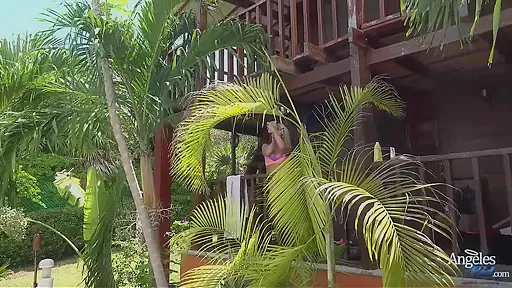 Beautiful and COCKY Blonde masturbating in the pool
