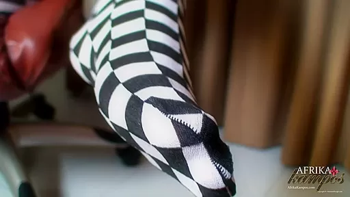 A Voluptuouis shemale in bodystocking stroking her hard snake