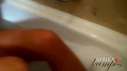 Wet blonde trans girl