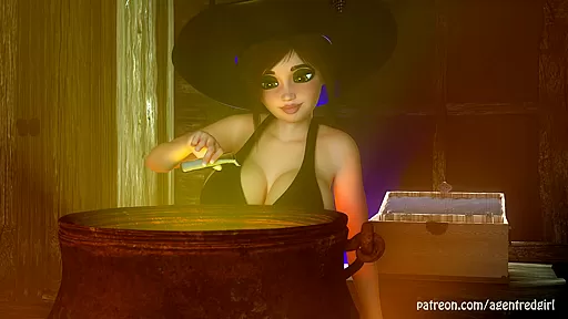 Futaween! - Two Futanari Witches Play Pranks And Have Sex With Eachother! MASSIVE CUMSHOT WHAAAAT???