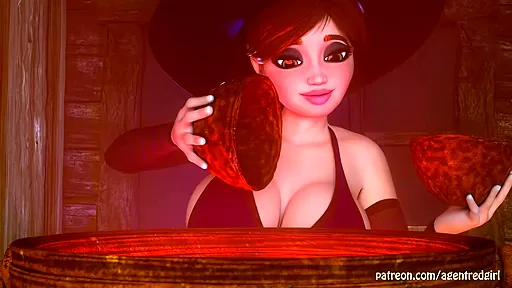 Futaween! - Two Futanari Witches Play Pranks And Have Sex With Eachother! MASSIVE CUMSHOT WHAAAAT???