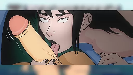 MOTION COMIC - Her StepDaughter - 2 - Futanari Girl Gets A Blowjob From Her Girlfriend!