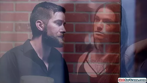 Trans Jenna Creed sucking and barebacked by her old neighbor