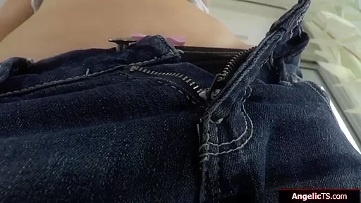 Busty shemale Kelly Klaymour is anal toyed while sucked off