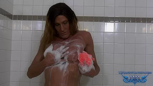 Bubble Bath Solo - Sex Movies Featuring Ts Mandy Mayhem