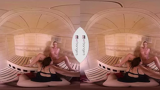 Vinna Reed & Nikki Vidic in A Steamy Valentines Day Shemale VR Porn Video - VRBTrans